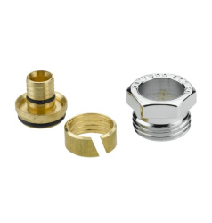 DANFOSS Компрессионный фитинг для труб PEX 1/2x15х2,5мм 013G4198