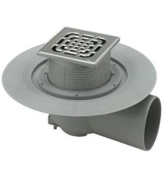 VIEGA Трап боковой ф50 (100х100) без г.з. 557072