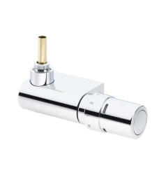 DANFOSS Подключение нижнее угл. VHX-MONO RTX Хром 013G4385