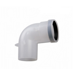 BOSCH Дымоход AZB 619 Отвод 90*, ф80 7719001534