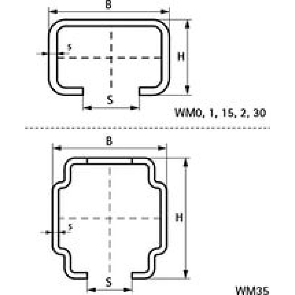 ` Шина монтажная  30х30 6М тип WM2 за метр 6505602